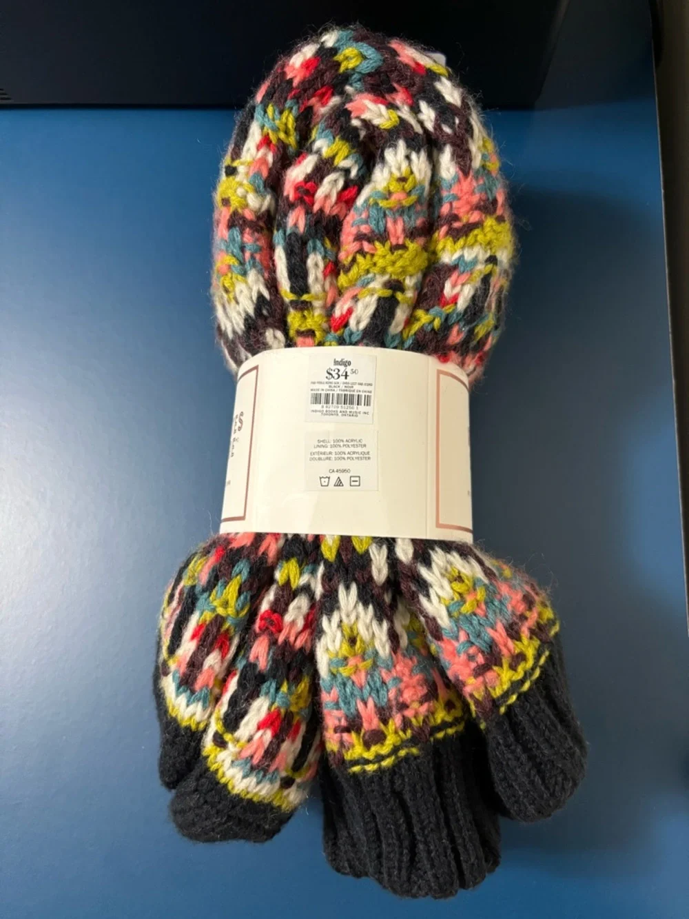 Indigo Reading Socks - Picture 3 of 4